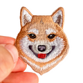 Cute Shiba Inu Dog Iron-On Embroidered Patch