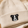 Cute Border Collie Dog Iron-On Embroidered Patch
