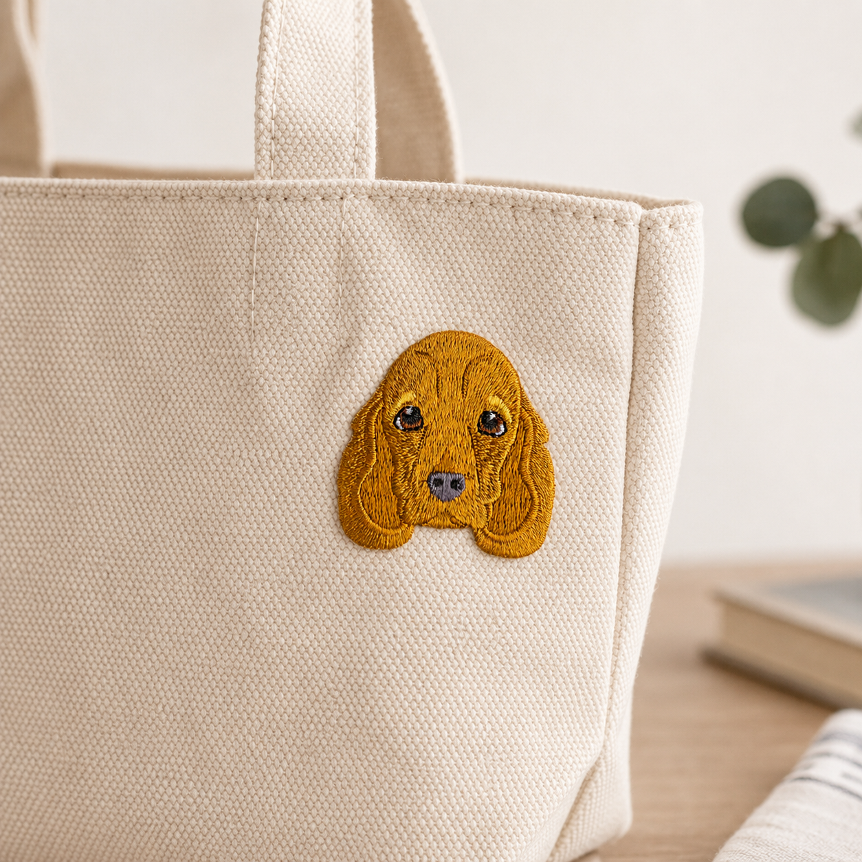 Cute Cocker Spaniel Dog Iron-On Embroidered Patch