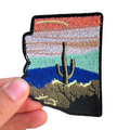 Arizona Desert Cactus Iron-On Embroidered Patch