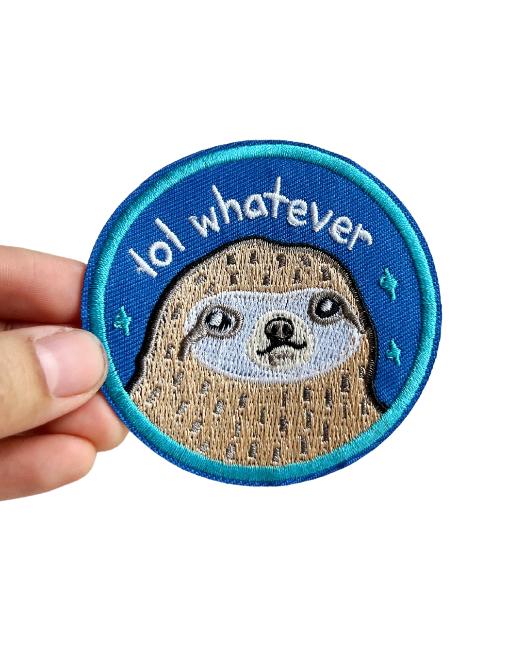 Funny Sloth Meme Iron-On Embroidered Patch