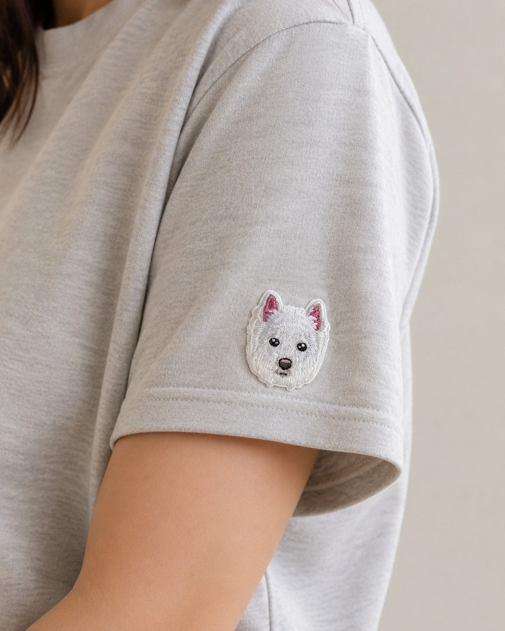 Süße Hunde Pudel Schäferhund Haustier Aufnäher Applikation Stickerei Patch DIY
