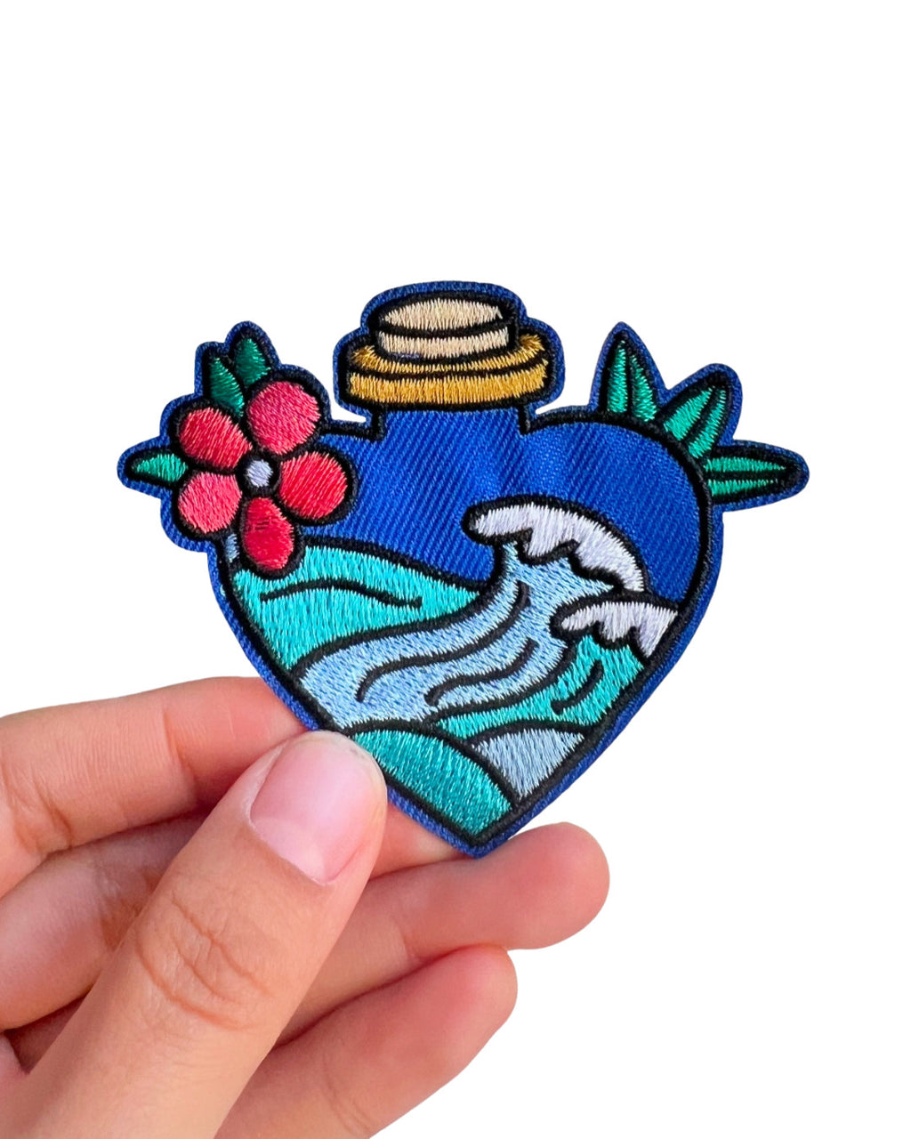 Outdoor Landschaft Aufnäher Set Wandern Berge Abenteuer Stickerei Patches DIY