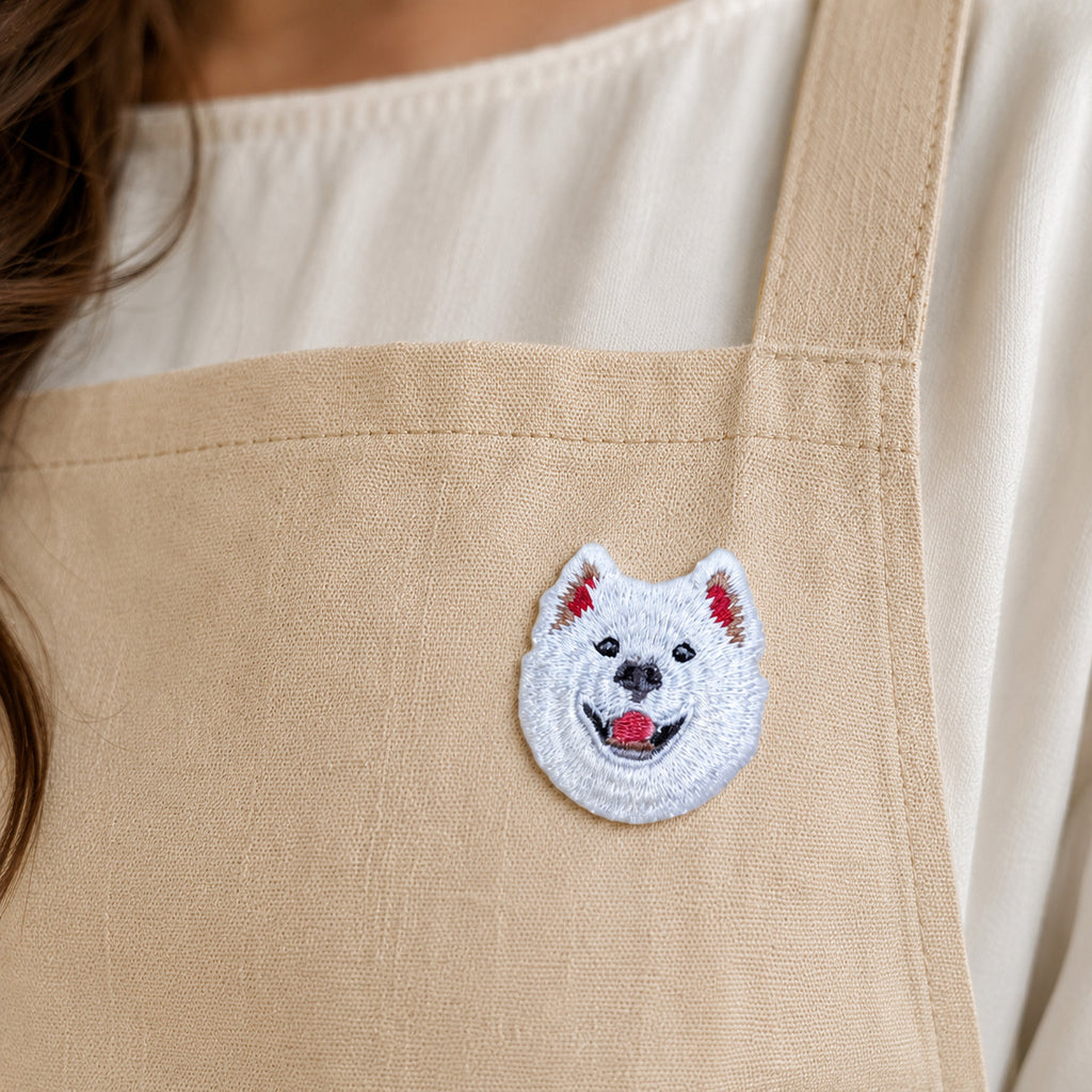 Süße Hunde Bulldogge Shiba Haustier Aufnäher Applikation Stickerei Patch DIY