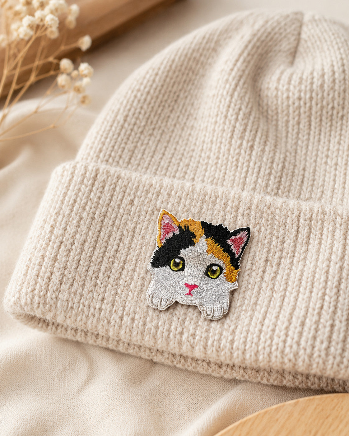 Cute Cat Self-Adhesive Embroidered Patch Set