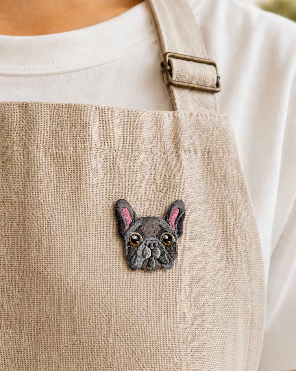 Süße Hunde Bulldogge Shiba Haustier Aufnäher Applikation Stickerei Patch DIY